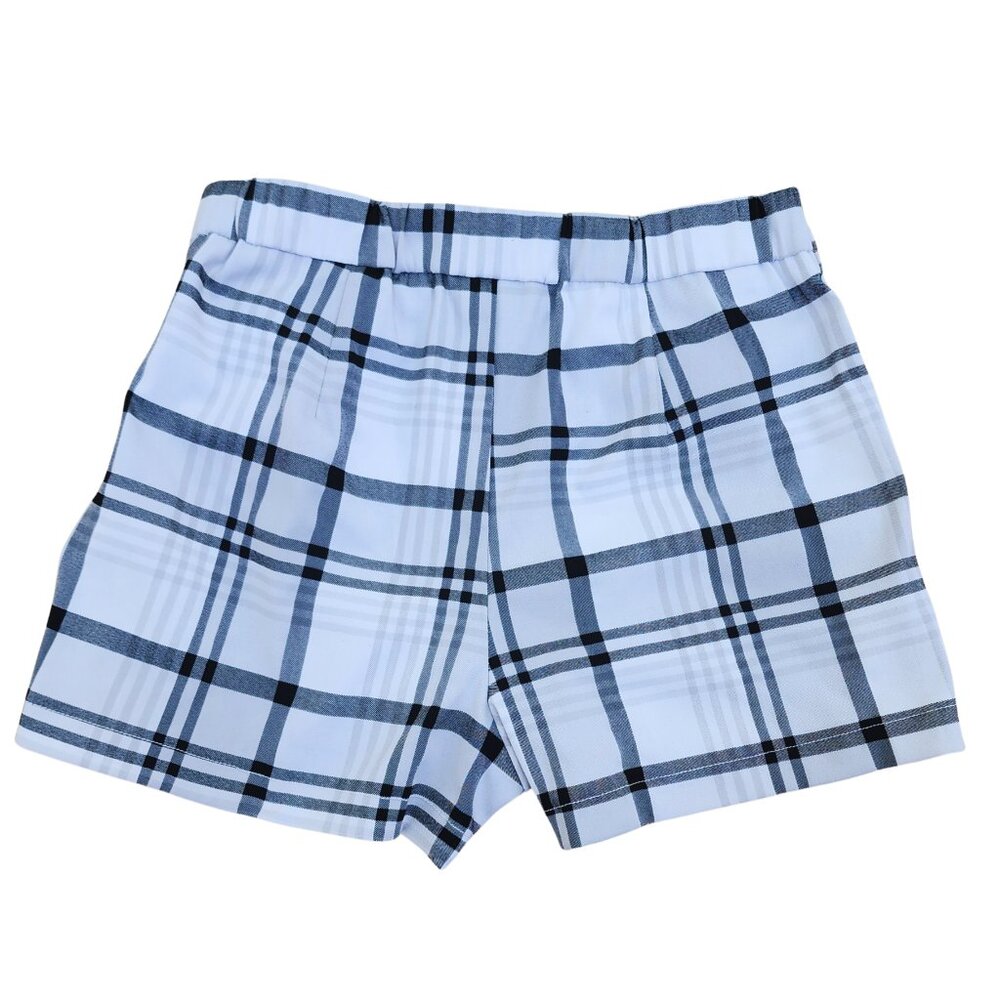 Preppy Plaid Mini‎ Skort, Size Large - Picture 2 of 6